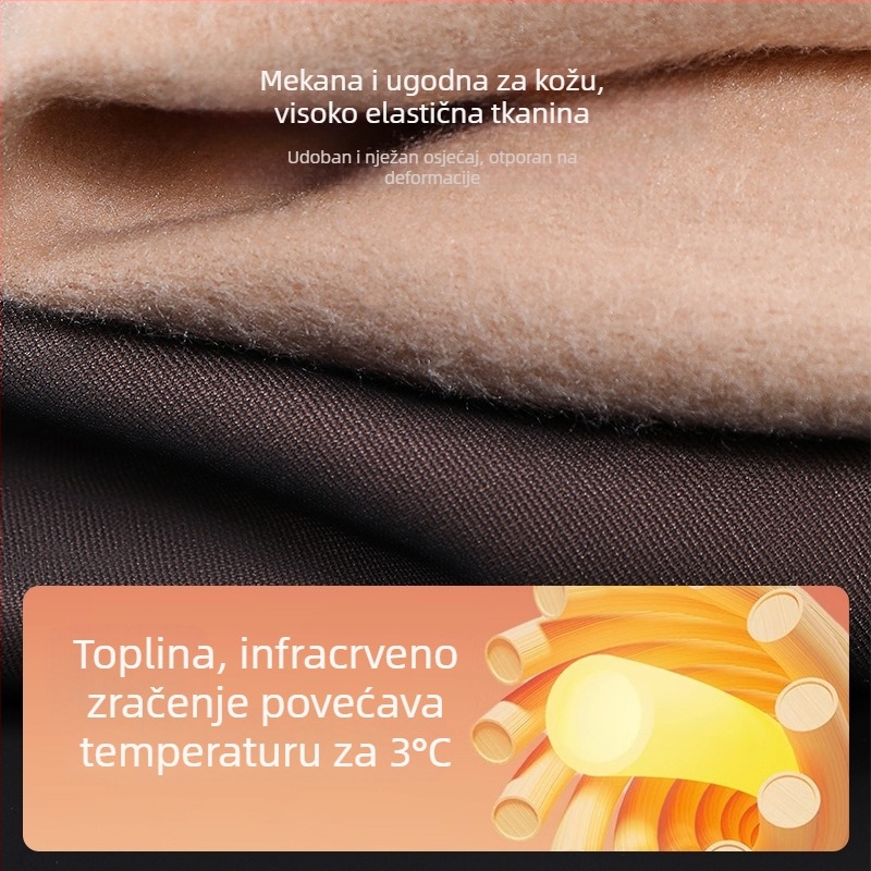 Ženske pantyhose s prirodnim izgledom golih nogu, crne prozirne, za vanjsku upotrebu, tople i laskaju siluetu