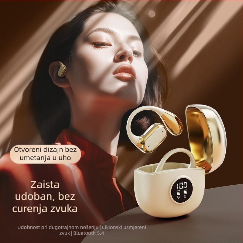Q17 Bežične slušalice s koštanom provodljivošću, otvoreno uho, sportske Bluetooth slušalice, visoka kvaliteta zvuka