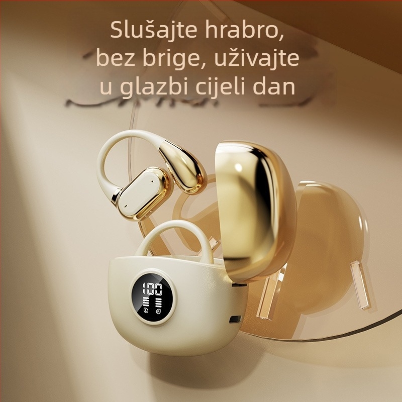 Q17 Bežične slušalice s koštanom provodljivošću, otvoreno uho, sportske Bluetooth slušalice, visoka kvaliteta zvuka