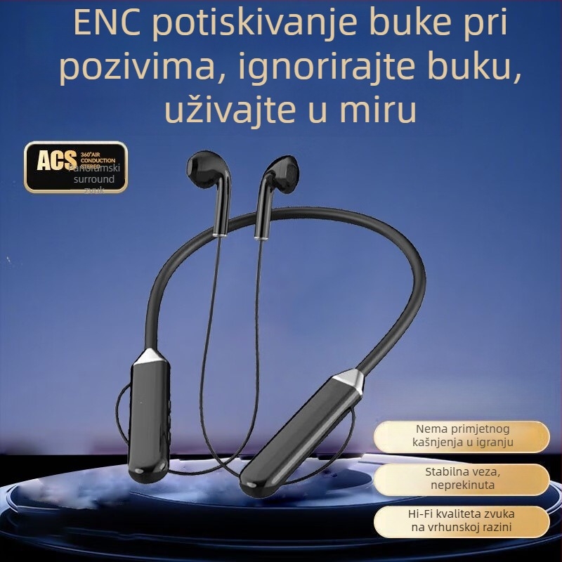 Novi Bluetooth slušalice za vrat, bežične, semi-in-ear, sportski stereo, model G07