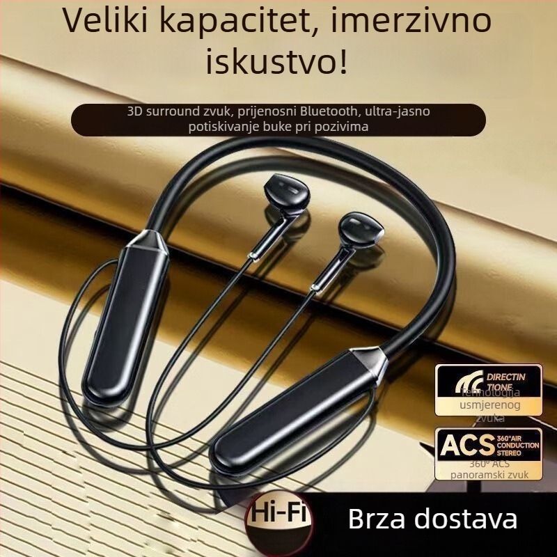 Novi Bluetooth slušalice za vrat, bežične, semi-in-ear, sportski stereo, model G07