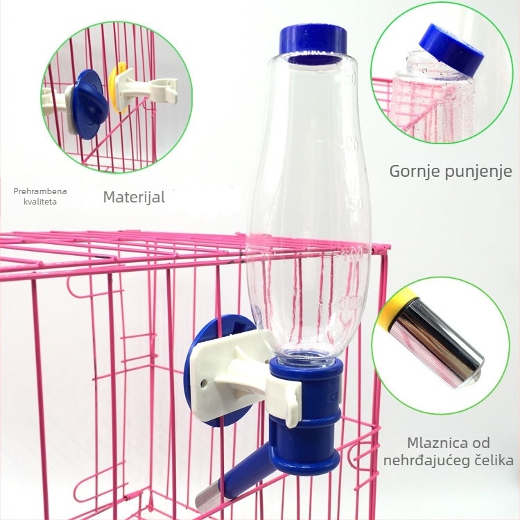 Plastični viseći dispenser za vodu za kućne ljubimce (psi i mačke)