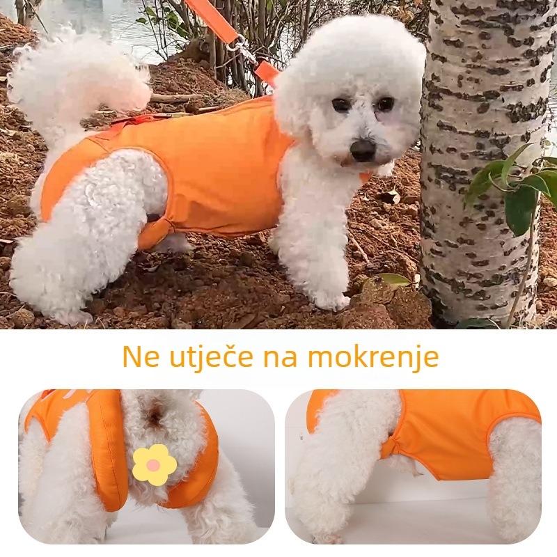 Mekana pomoćna traka za starije pse i male–srednje pasmine, udoban pojas za šetnje na otvorenom