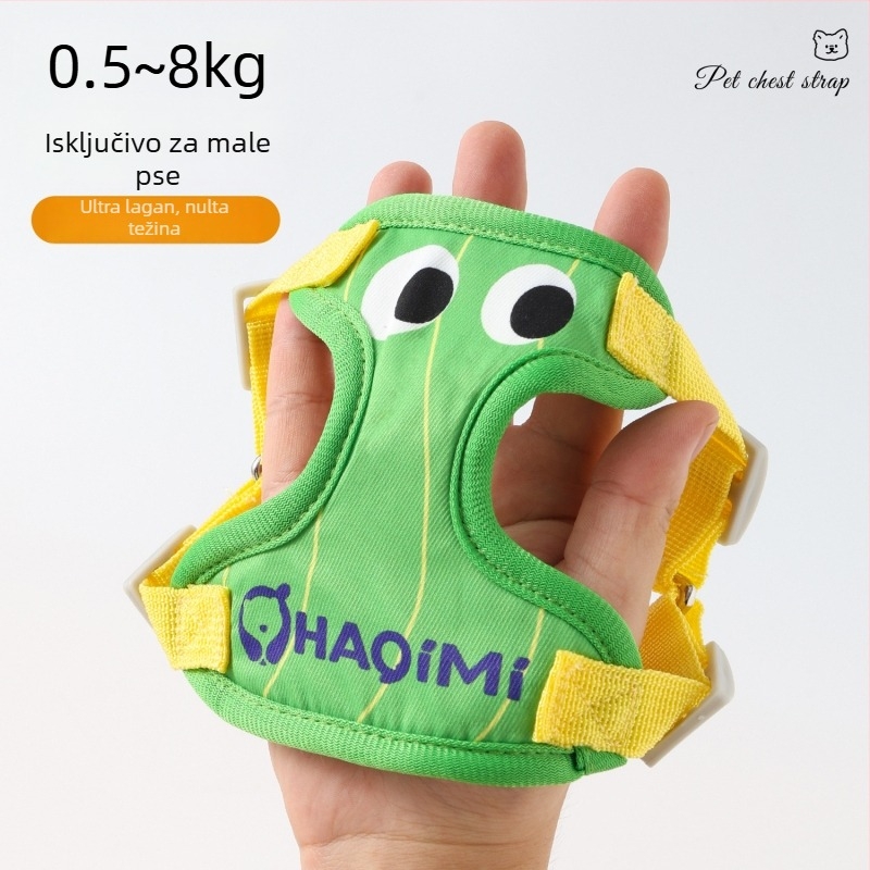 Harnes u stilu veste za male pse sa kaišem