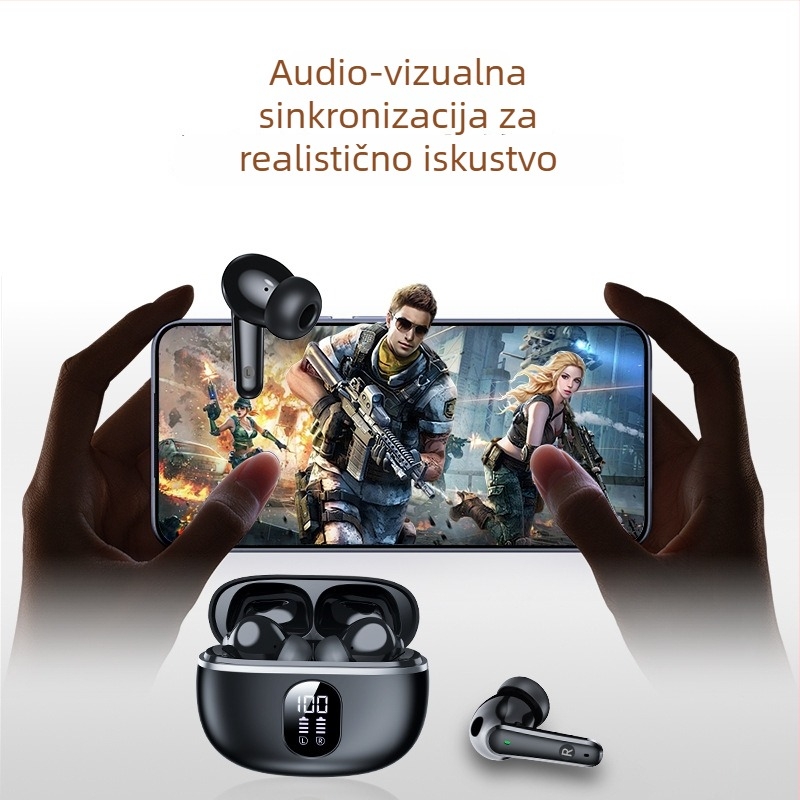 A3 Bluetooth bežične sportske slušalice, vodootporne, visokokvalitetan zvuk, In-Ear, digitalni zaslon, dug vijek baterije