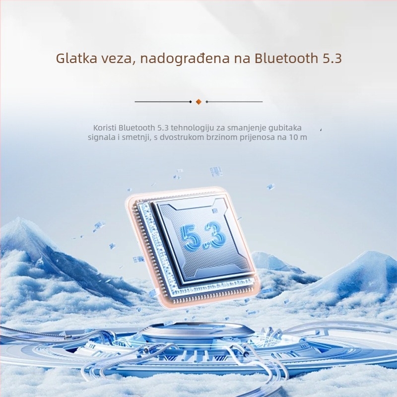A3 Bluetooth bežične sportske slušalice, vodootporne, visokokvalitetan zvuk, In-Ear, digitalni zaslon, dug vijek baterije
