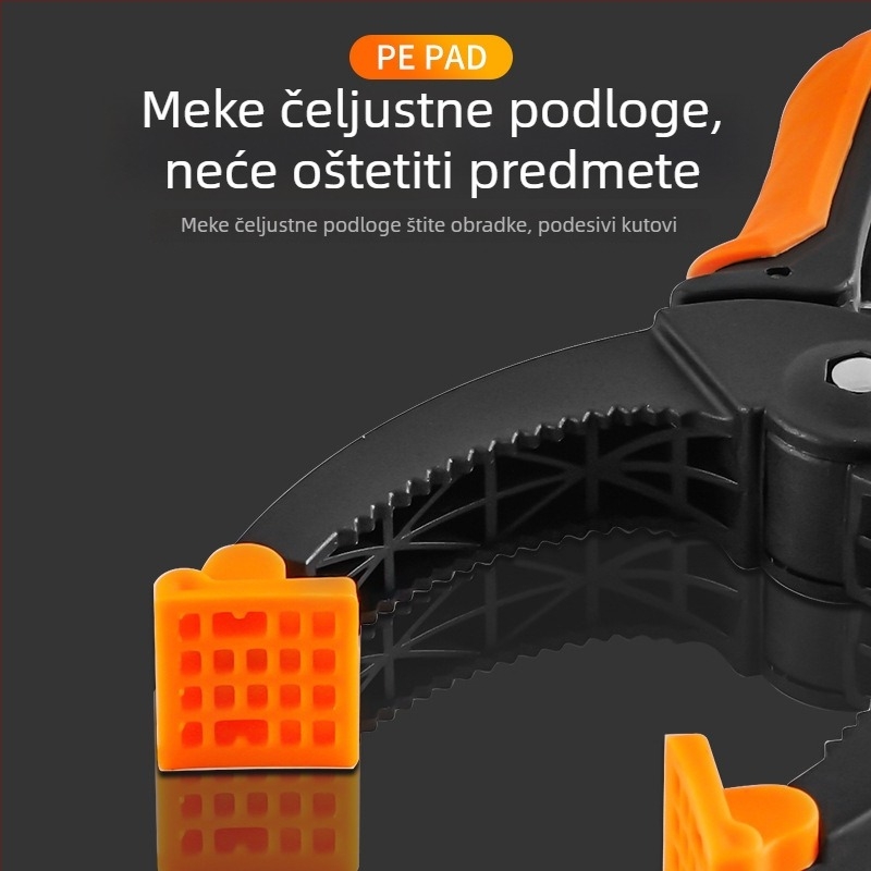 Set G- i C-stezaljki za drvarstvo, velika F-stezaljka s ručnim mehanizmom