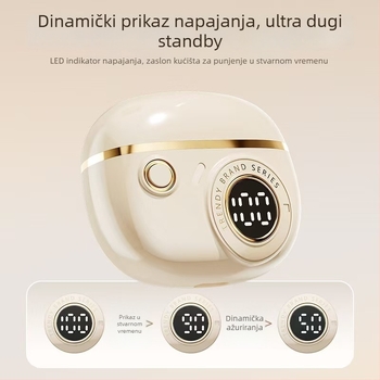 J08C In-ear Bluetooth slušalice — bežične zvuk, sportsko slušanje, redukcija buke, elegantan dizajn, dugotrajna baterija za live streaming