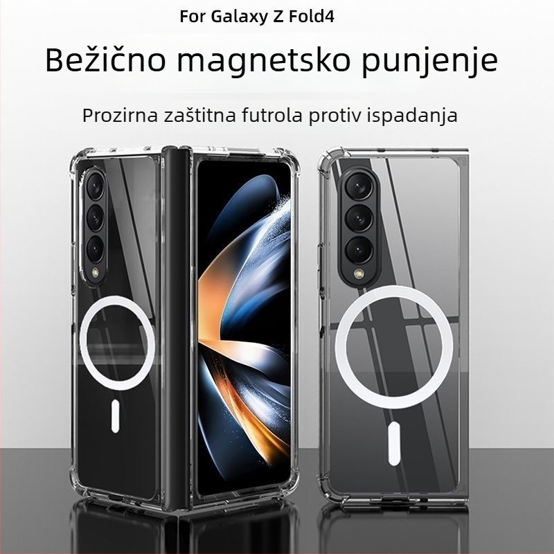 Prozirno magnetsko zaštitno kućište za Samsung Galaxy Z Fold4/5 i Z Fold7