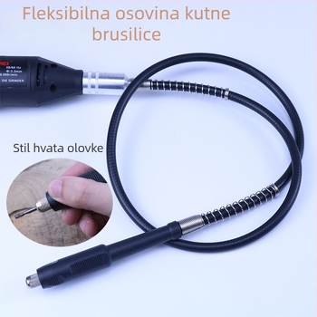 Fleksibilna osovina za kutnu brusilicu s gravirajućim olovkom, nastavkom za čišćenje fuge i univerzalnim kovanim držačem