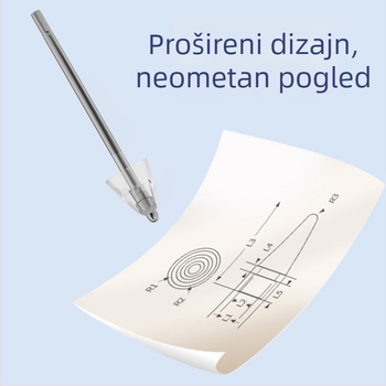 Otpornost zamjenski vrh za OPPO Pencil stylus, kompatibilan s iglenim cijev Gen 1, za film s teksturom papira