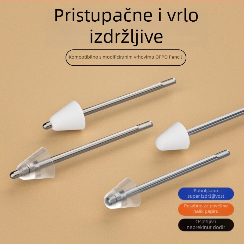 Otpornost zamjenski vrh za OPPO Pencil stylus, kompatibilan s iglenim cijev Gen 1, za film s teksturom papira