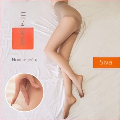 Plus-size čarape od velura, 20D, UV zaštita, oblikovanje, nevidljive ispod odjeće, lagane za ljeto