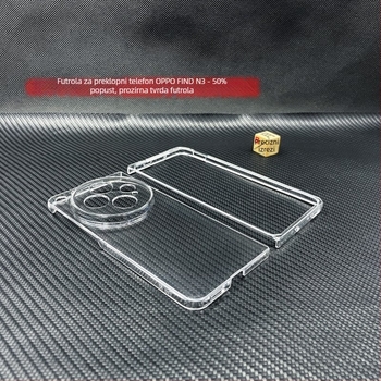 OPPO Find N6 / Find N5 futrola za sklopivi zaslon, prozirni tvrdi kućište, kreativan materijal