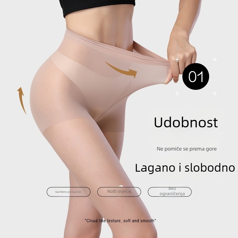 5D tanke mat hulahopke za žene, otporne na hvatanje, najlon, crne, ljeto