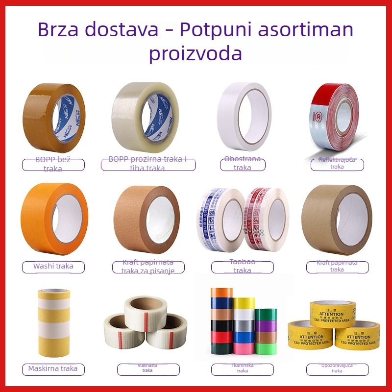 ESD traka za zonu zaštite i označavanje poda, PVC, širina 4,8 cm, duljina 18 m ili 30 m