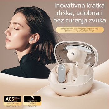 GT550 Bežične Bluetooth slušalice, 2025 novi model, dug vijek baterije, redukcija šuma, pozivi, TWS kompatibilnost