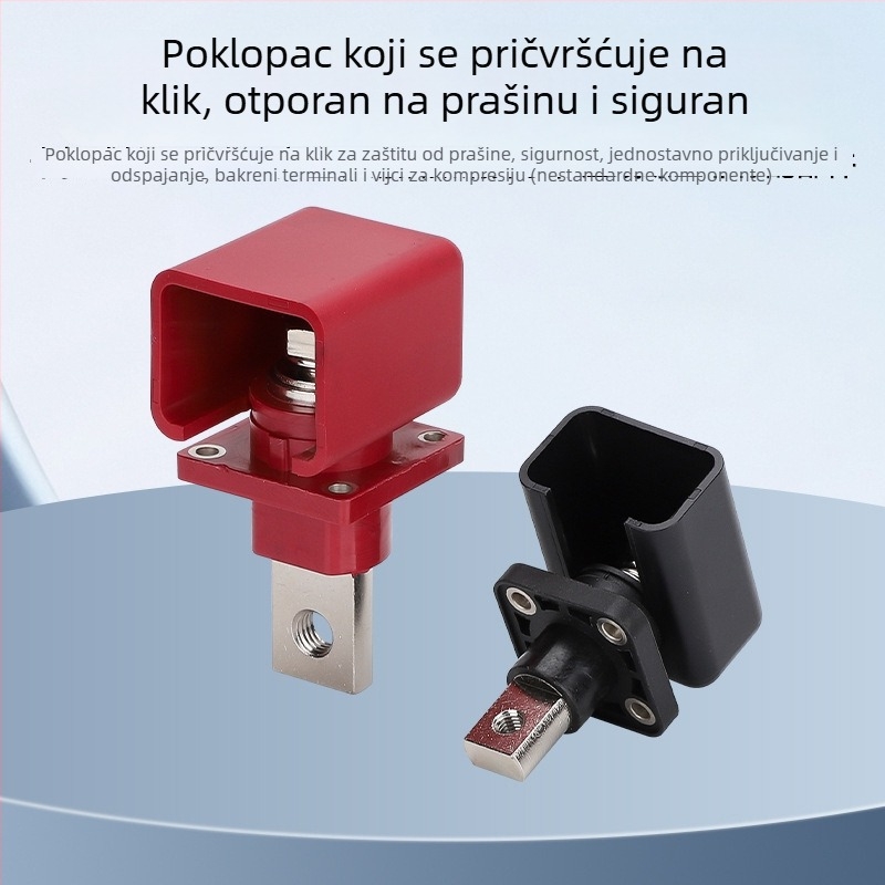 150A visokostrujni spojni terminal za skladištenje energije, litijeve baterije, čista bakar, kroz zid