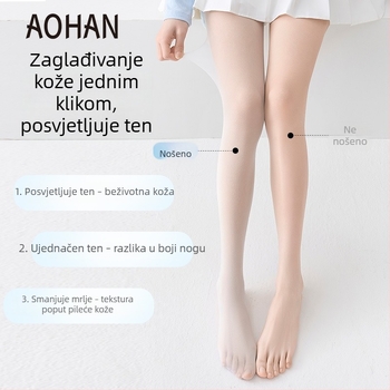 Aohan Mint Mambo 0D ženske hulahopke, osjećaj gola tijela, ultra tanke, zaglađuju kožu, bezšivne u preponama, UV zaštita