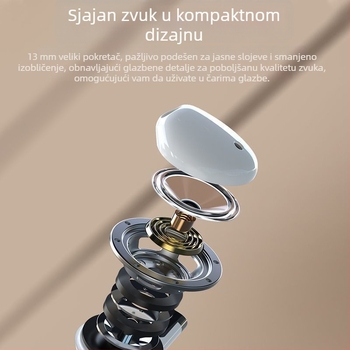 Angel Wings Bluetooth slušalice – bežične, dugotrajna baterija, redukcija buke, za sport