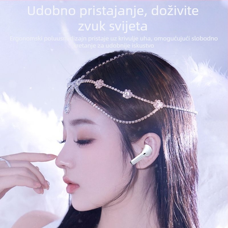 Angel Wings Bluetooth slušalice – bežične, dugotrajna baterija, redukcija buke, za sport