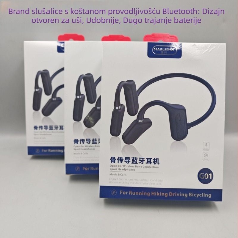 Marke slušalice s koštanom vodljivošću, bežične Bluetooth sportske slušalice, s dizajnom za držanje na uhu
