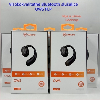 OWS bežične Bluetooth slušalica, dugotrajna autonomija, dizajn kuka za uho, dodirno upravljanje pozivima, jednostrani poslovni headset