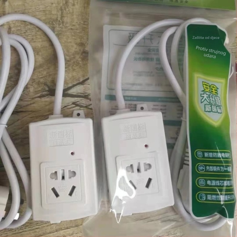 Trostruki produžni kabel s 3 utičnice, 4000W/16A, za klima uređaj i indukcijsku ploču