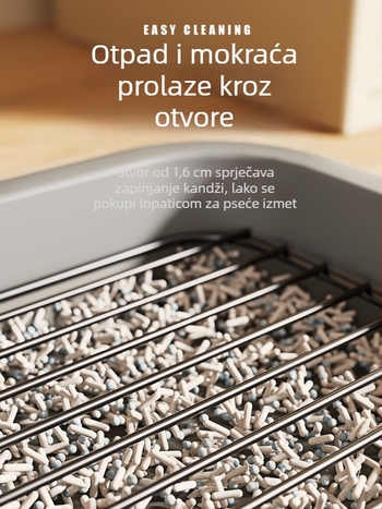 Toalet za pse – velike, srednje i male pse; toalet za redovito pražnjenje i čišćenje posude za pse