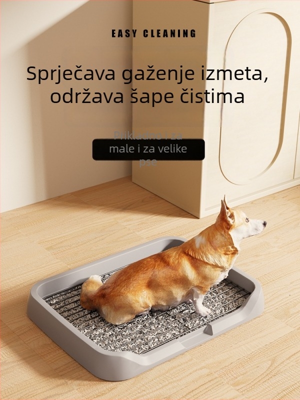 Toalet za pse – velike, srednje i male pse; toalet za redovito pražnjenje i čišćenje posude za pse