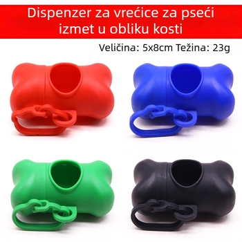 Dispenzer za vrećice za kućne ljubimce u obliku kosti