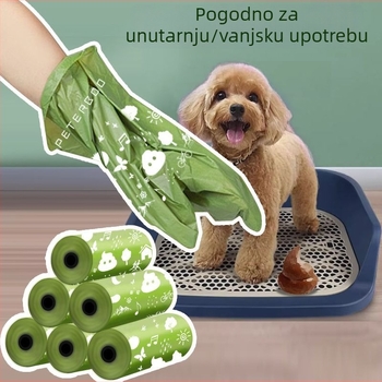Set vrećica za pseće izmet i alat za čišćenje za šetnje