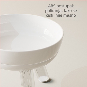 Podijeljena posuda za hranjenje mačaka i pasa, zaštita od prevrnutja, plastična