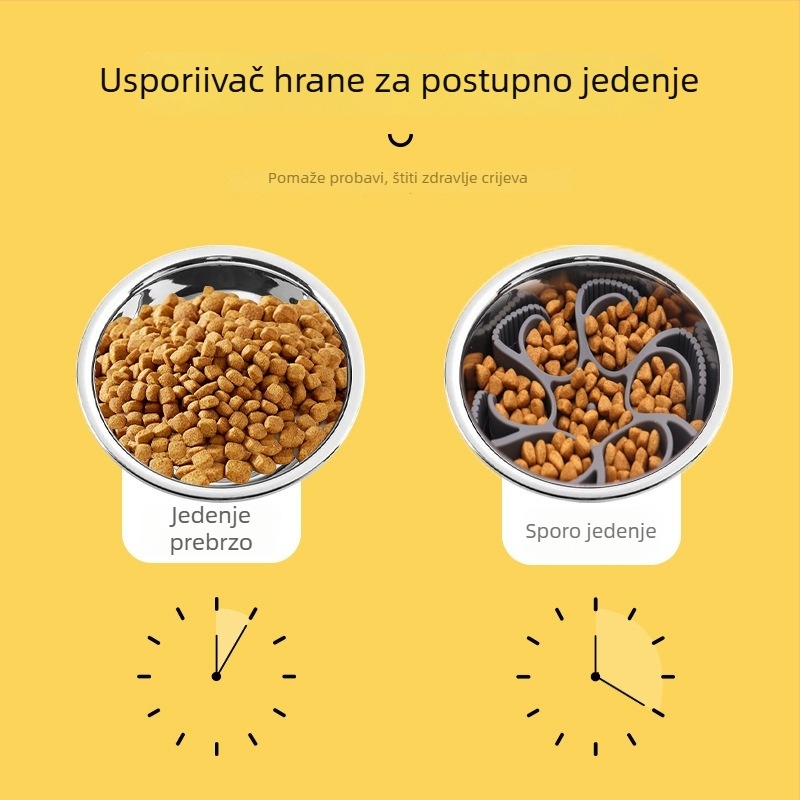 Silikonska podloga za sporo ishranje kućnih ljubimaca s usisnim držačem – lizalica podloga za pse