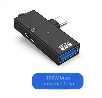 Type-C na USB 3.0 + PD 100W dvostruki brzi adapter za Type-C pametne telefone