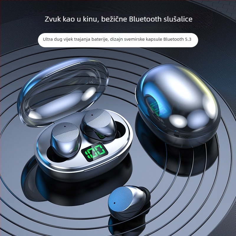 Bežične in-ear Bluetooth slušalice s velikom baterijom, dugim vijekom trajanja i redukcijom buke za gaming