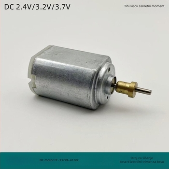 DC motor za mašine za šišanje kose FF337/390 – visok moment, 2.4V/3.2V/3.7V