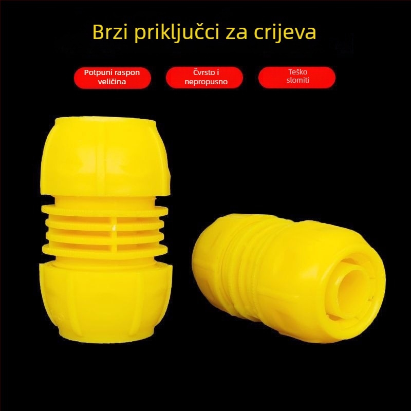 Brzi spoj za vodovodnu cijev, reduktor 1/2 in–3/4 in–1 in, univerzalni priključak za crijevo