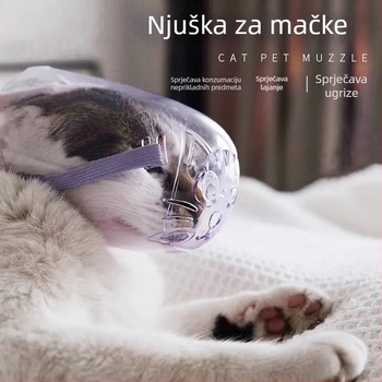 Mačja maska protiv ugriza i mijaukanja, zaštitna kapuljača za kupanje mačaka
