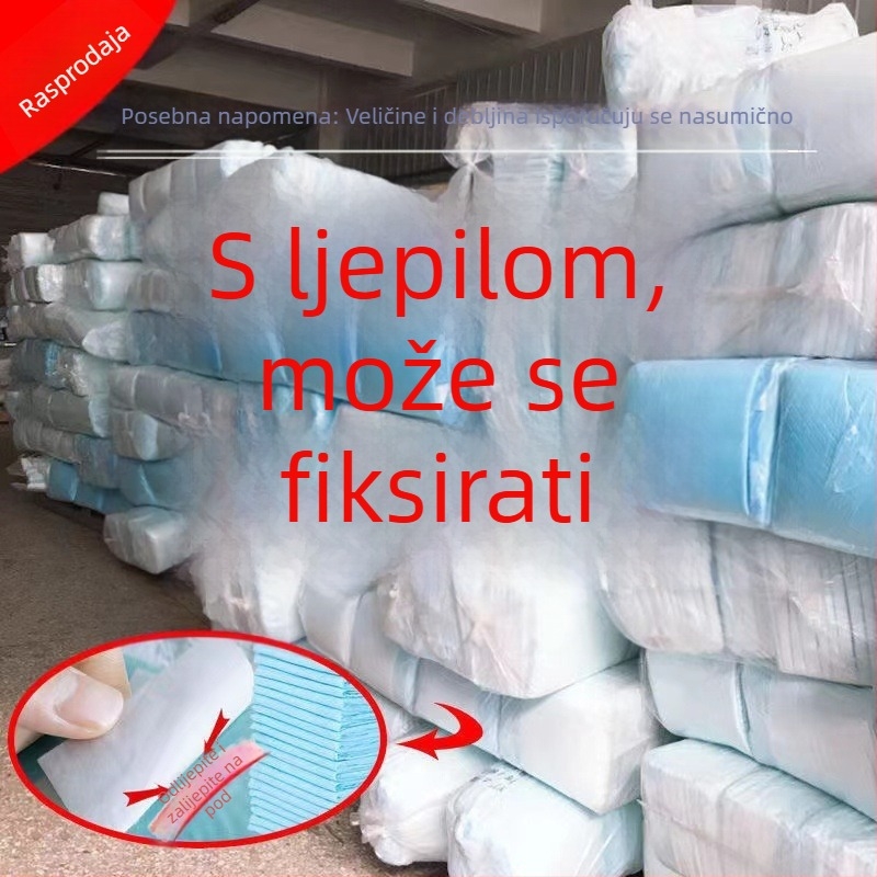 Podložak za uriniranje kućnih ljubimaca s ljepilom na stražnjoj strani, za pse i mačke, s prilagodljivim kutovima