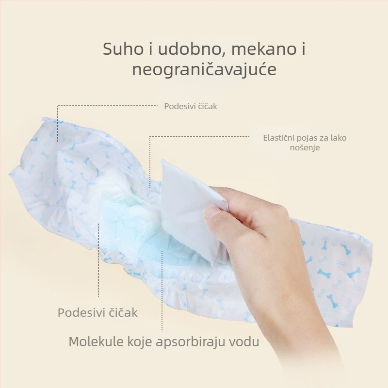 Pelenice za pse, pelene za mužjake, podloge za mokrenje, pelene koje mijenjaju boju