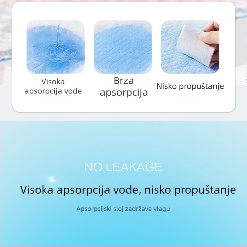 Jednokratne deodorizirajuće podloge za urin za kućne ljubimce — upijajuće podloge za pse, mačke i zečeve