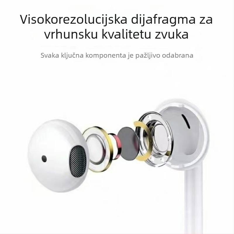 Lightning na Type-C 2-u-1 žični adapter za slušalice za iPhone 15 — digitalni zvuk, pozivi i igranje igara