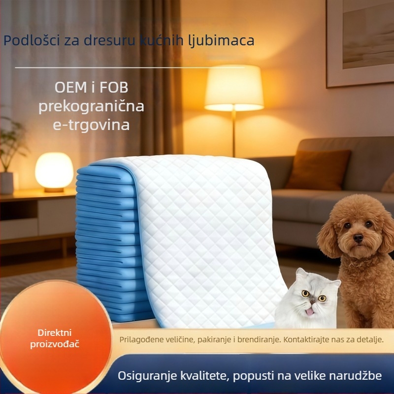 Deblje podloge za urin za pse s deodoransom, 100 kom, apsorpcijske