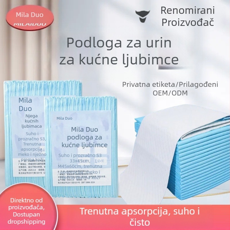Jednokratna debela podloga za pse – apsorbirajuća podloga za kućne ljubimce