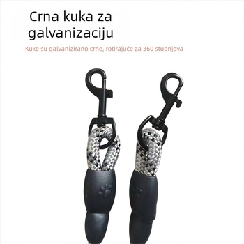 Reflektirajući povodac za kućne ljubimce, otporan na eksploziju, za velike i srednje pse