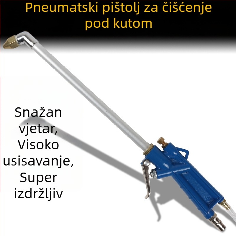 Pistolj za čišćenje automotornog motora i uljnih kanala, dvostruke namjene – čišćenje vodom i plinom, čišćenje klima uređaja, puhanje prašine i pneumatsko prskanje