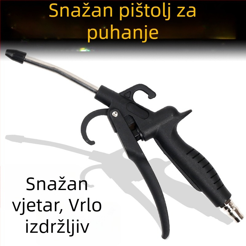 Pistolj za čišćenje automotornog motora i uljnih kanala, dvostruke namjene – čišćenje vodom i plinom, čišćenje klima uređaja, puhanje prašine i pneumatsko prskanje