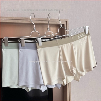 Jiao Chao 10A mulberry silk Ice Silk antibakterijske ljetne prozračne muške bokserice sa srednjim pojasom, bez šavova