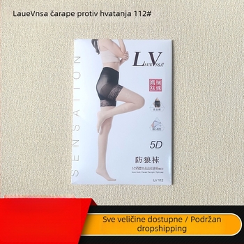 LaueVnsa112 Prozirne čarape s mogućnošću rezanja gdje god želite, tanke, nevidljive, prirodni oblik za vitke noge